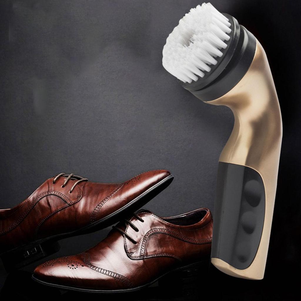 Electric Shoe Polisher Brush Buffer Cordless Portable for Sneaker Shoes Bags