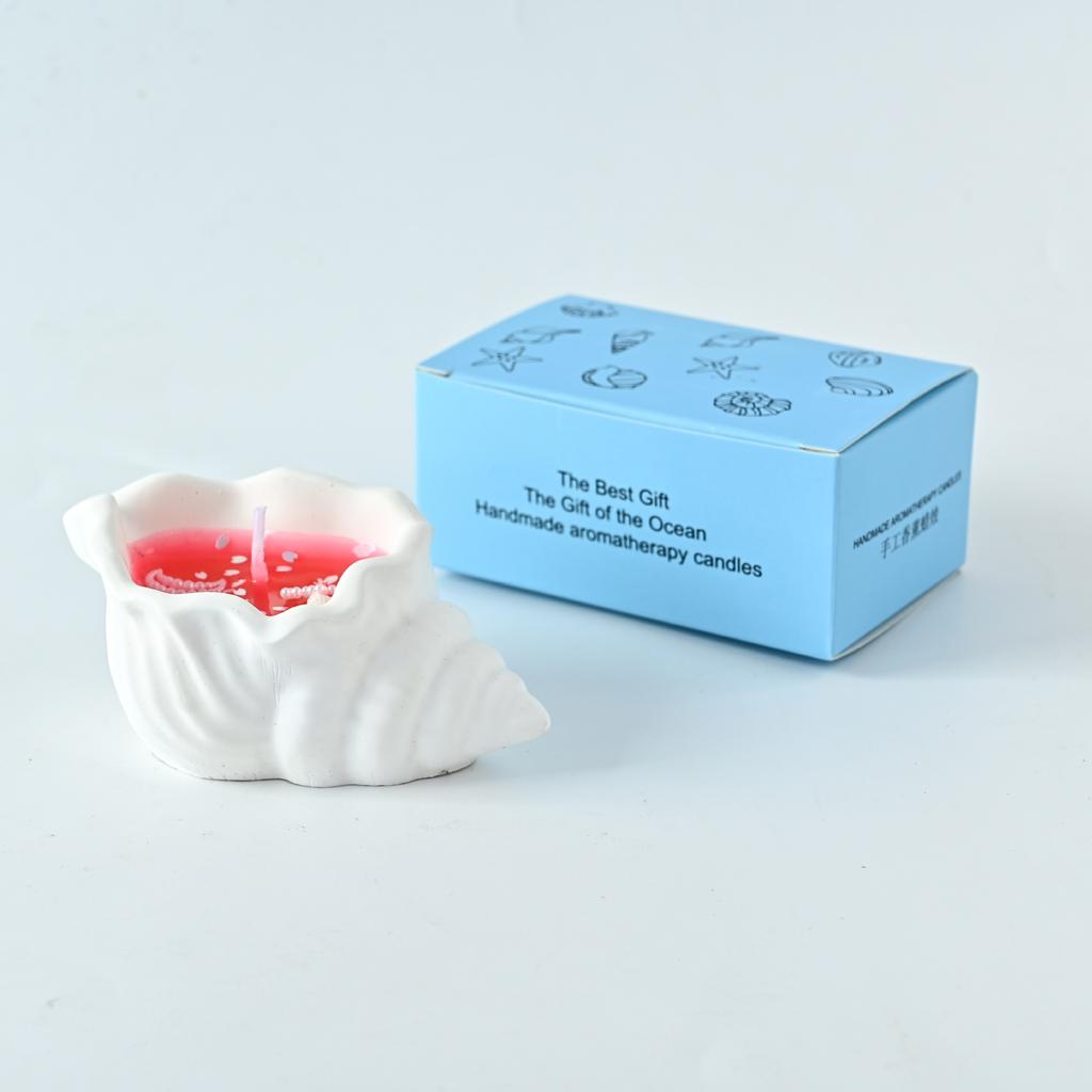 Gift Box, High-end Conch Aromatherapy Candle, Jelly Wax, Creative Handmade Gift, Souvenir Ornament, Atmosphere Fragrance