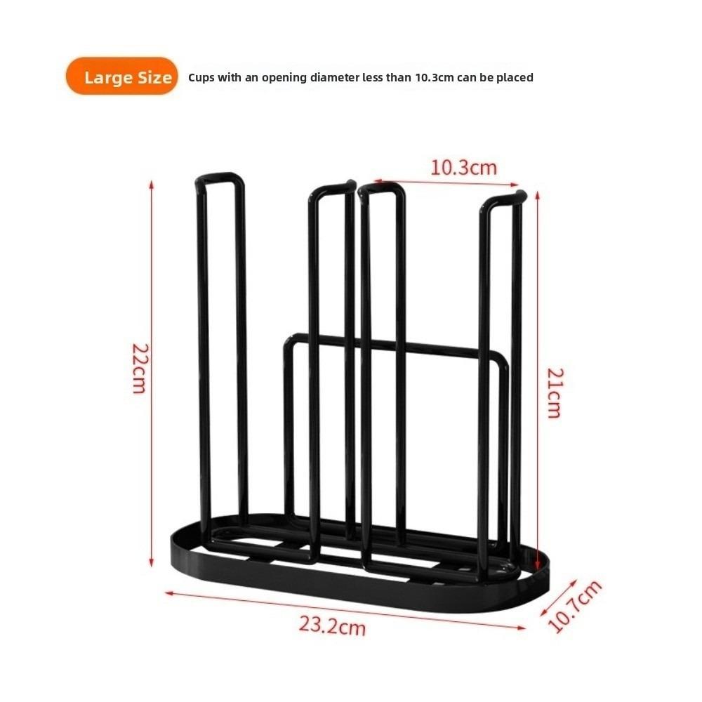 Wall Mounted Storage Rack Metal Cup Dispenser Creative Disposable Cup Holder