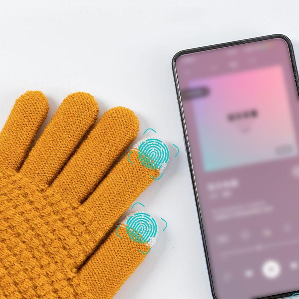 Warm Outdoor Women Male Thicken Business Winter Gloves Gloves Men Gloves Knit Mittens