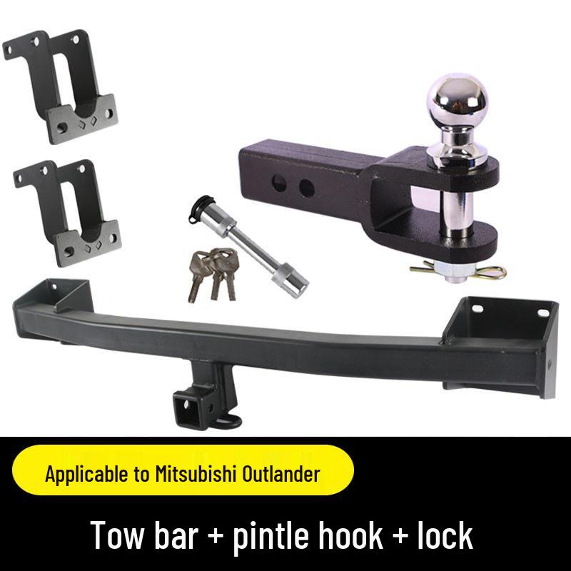 Mitsubishi Outlander Rear Bumper Thickening Trailer Hitch Hook for RV/Yacht Towing
