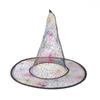 2026 Gauze Halloween Ball Hat Costume Props Parties Dress Up Funny Costume Cap Cosplay Prop Headwear Halloween Party