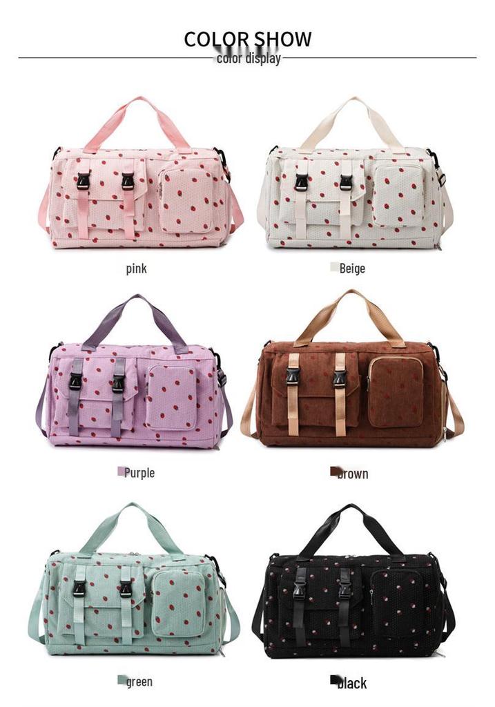 Lightweight Multi-Pocket Commuter Bag with Wet/Dry Separation for Travel & Sports
