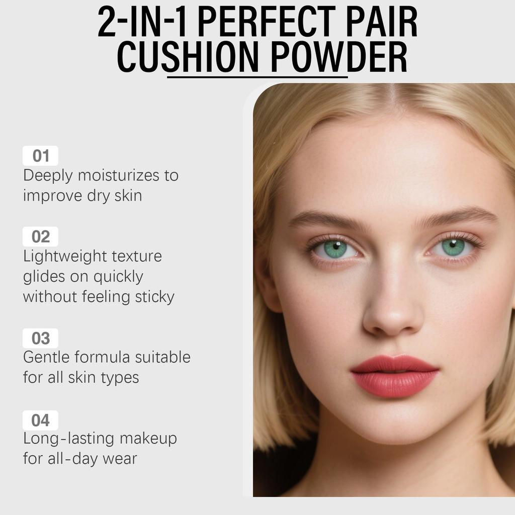 Concealer Foundation, Blue Super Coverage Foundation, Oil-control And Cushion Brightening Cushion