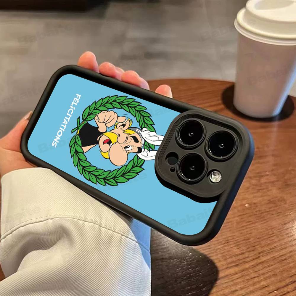 A-Asterix Y-O-Obelix Phone Case For IPhone 17 16 15 14 13 12 11 Pro Max Plus Silicone Shockproof Case