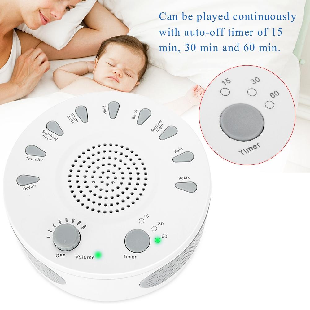 This sound relaxation machine can help create perfect sleep environment for you and your baby.