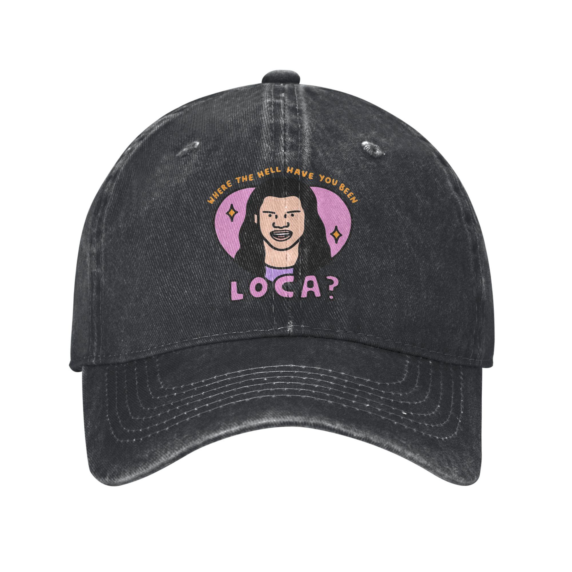 Where The Hell Have You Been Loca Twilight Unisex Women Baseball Cap Distressed Denim Caps Hat Vintage Outdoor Gift Sun Cap One Size