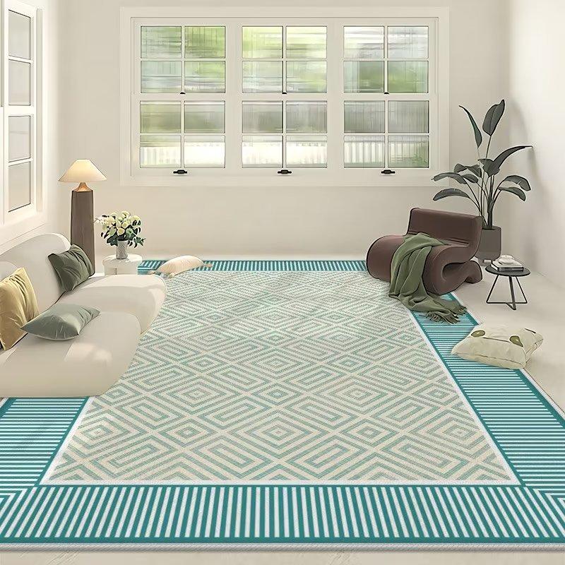 Simple Living Room Carpet Coffee Table Modern Large Area Household Use Anti Slip Room Bedroom Bedside Mat