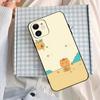 Cartoon K-kakao Cute Friends Phone Case For IPhone 1716 15 14 13 Pro Max 11 12 Mini X Xs XR Black Silicone Cover