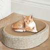 Postazione Lettino Graffiatoio Ovale Ergonomico in Sisal per Gatti per Migliorare il Comfort del Sonno Promuovere il Riposo e l'Intrattenimento per Gatti Annoiati