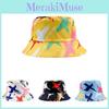 Sided Double Graffiti Fisherman Hat Printed Tie Dye Bucket Cap Sunshade Outdoor