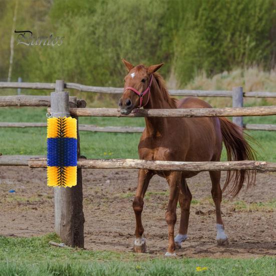 Škrábání pro hospodářská zvířata, škrabadlo na koně, plně masážní nástroj pro péči o krávy, skot, ovce, koně, prasata, k úlevě od svědění na zádech