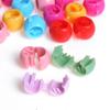 100 Pcs Mini Hair Claw Clips For Women Girls Cute Candy Colors Beads Headwear