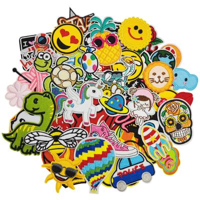 Cartoon Fruit Patches For Clothing Thermoadhesive Patches Cute Animal Patch Iron On Embroidery Patches On Clothes Applique
