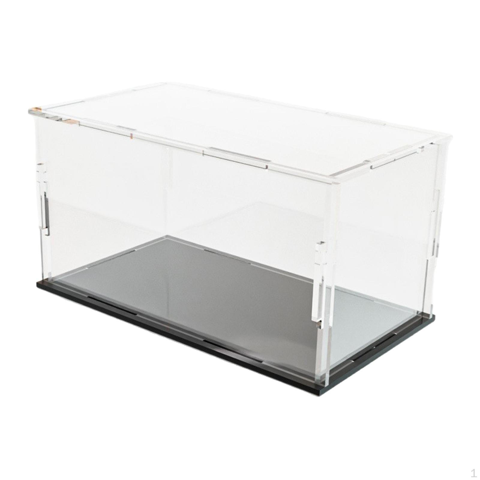 

1:24 Clear Acrylic Display Case Showcase Collectibles Case,Decorative Protection Storage Countertop