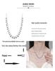 Yin Baichuan S925 Sterling Silver Moissanite Necklace - High-End Luxury European & American Style.