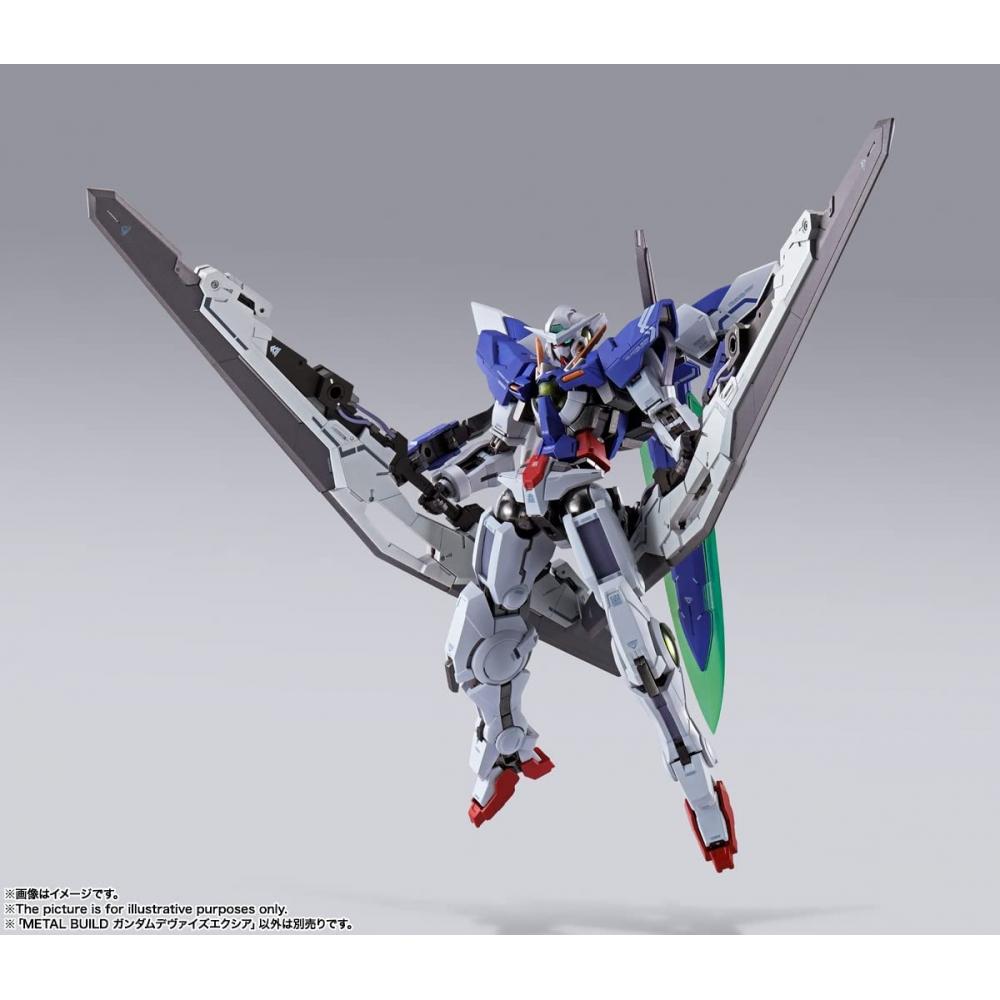 METAL BUILD Mobile Suit Gundam 00 Enthüllte Chronik Gundam Devise Exia ca.. 180 mm große, bewegliche Figur aus ABS, PVC und Druckguss, bemalt