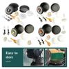 11Pcs Camping Cookware Set with Non-Stick Lightweight Pot Pan Bowls Set Camping Cookware Mess Kit for Camping Backpacking Hiking