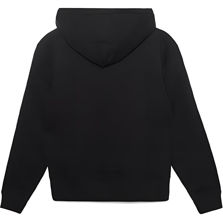 COACH Sweatshirts Unisex Black Hooded Moderate Straight Fit 89639-BLK