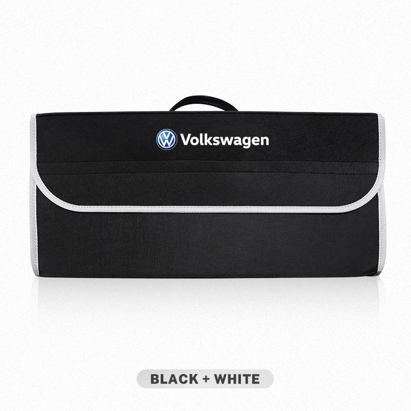 2026 Hot For Volkswagen VW Car Trunk Storage Bag Large Capacity Foldable Organizer Box For VW GTI Rline Polo Golf Passat Tiguan