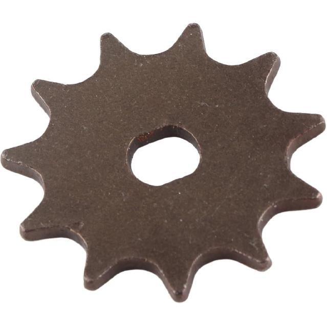 

Bicycle Sprocket, Durable 11 Tooth Steel Chain Sprocket for High Speed Motors, 410 Type H 11 Hole Sprocket for Bikes Motorcycles and Industrial