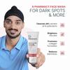 DERMATOUCH Nettoyant Visage Éclaircissant et Uniformisant avec Niacinamide, Vitamine E et Acide Kojique | Pour Teint Bronzé, Taches Pigmentaires Sombres & Teint Inégal | Oil Cont