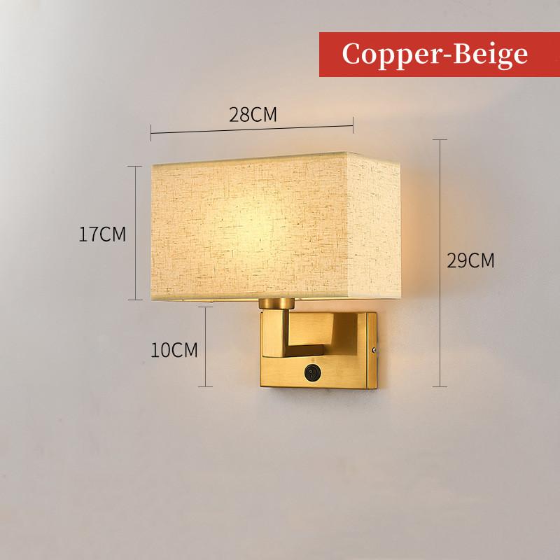 Modern LED Wall Lamp with 360° Rotation Spotlight Nordic Bedroom Wall Light for Reading Bedside Living Room Decoration 12W