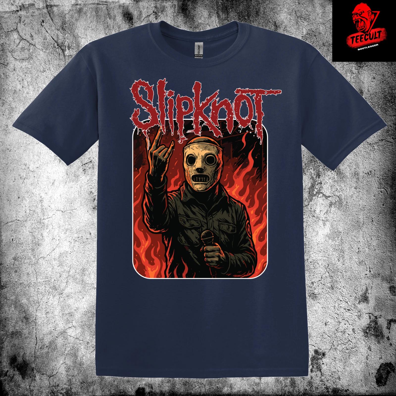Men s and Women s T-shirts Slipknot Metal Rock Band Tee Unisex Heavy Cotton S