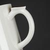 Dehua White Porcelain Mutton Fat Jade Ceramic Teacup with Lid