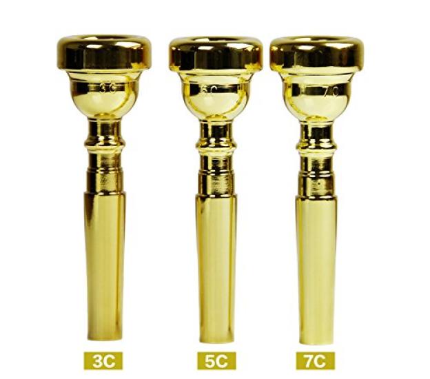 [3-Piece Set] Trumpet Mouthpieces 3C, 5C, and 7C
