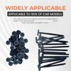 Universal Nylon Cable Tie Buckle Auto Fastener Screw Replacement Clip Car Fender Trunk Engine Guard Panel Wire Management Secure