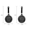 Mini Egg Fry Kitchen Supplies Breakfast Love Pan Pancake Pan Heart Omelette Pan Jarhead Without Pot Cover Cast Iron Black Items