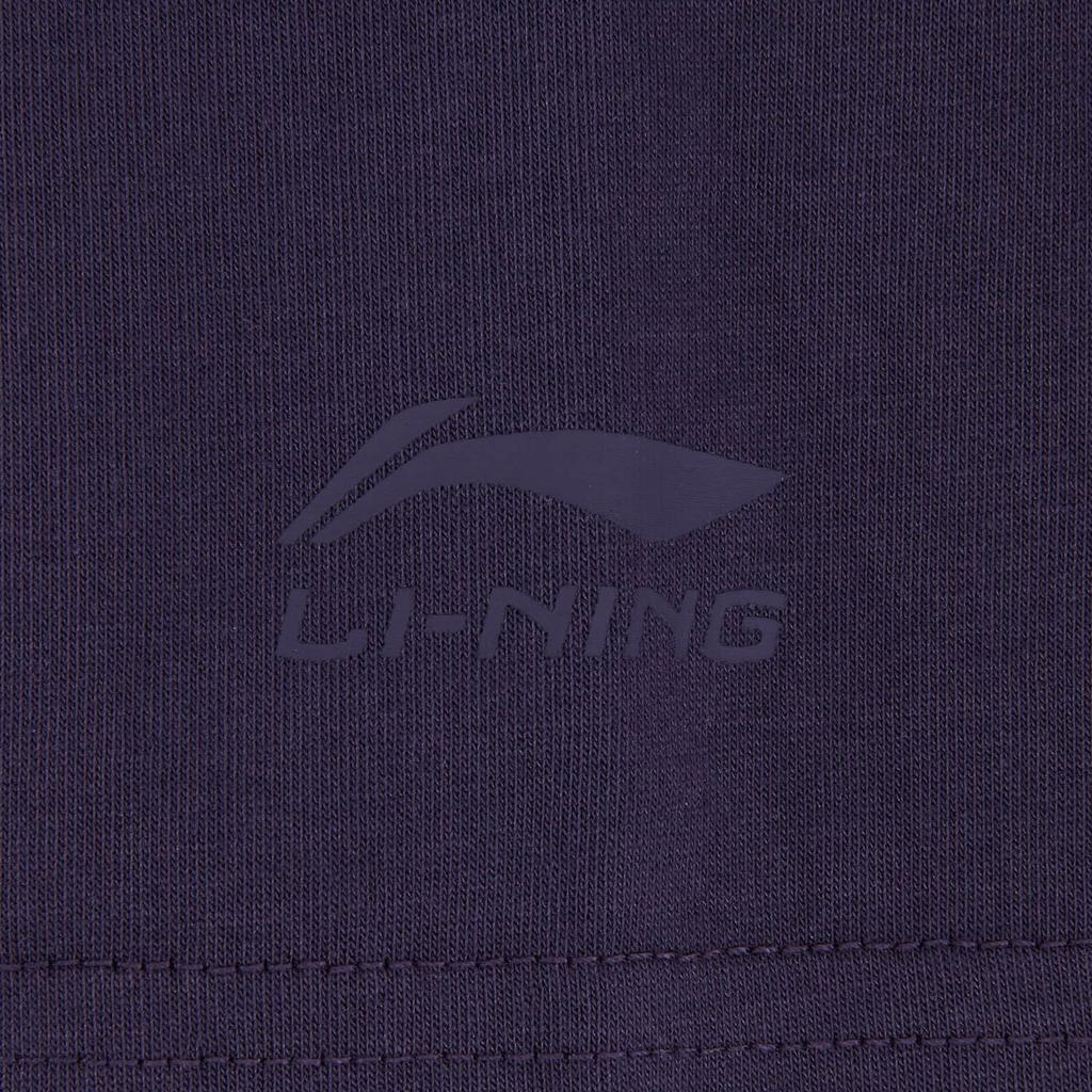Li-Ning Round Neck Letter Print Pattern Couple Casual T-Shirt Unisex Tops ATSW303-7