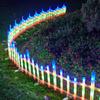 Heixie Solar Fence Lights - Small Wave Style