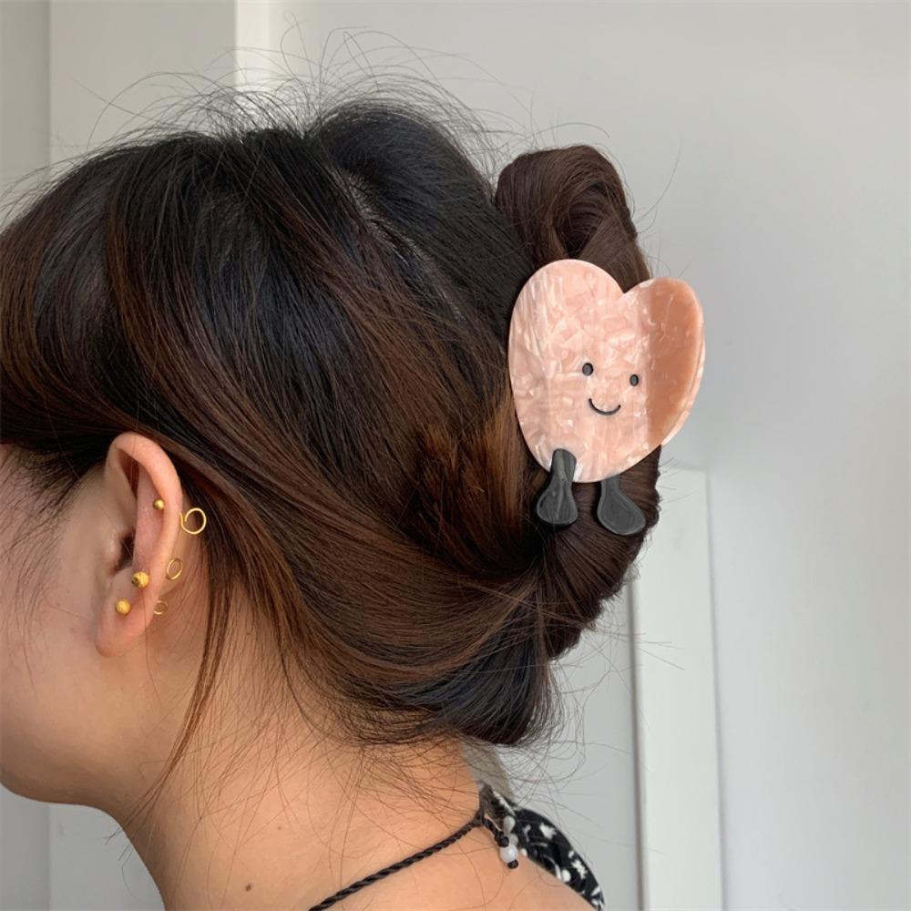 Cartoon Acetic Acid Grab Clip Acetic Acid Croissant Claw Clip Bread Shape Hair Claw  Daily