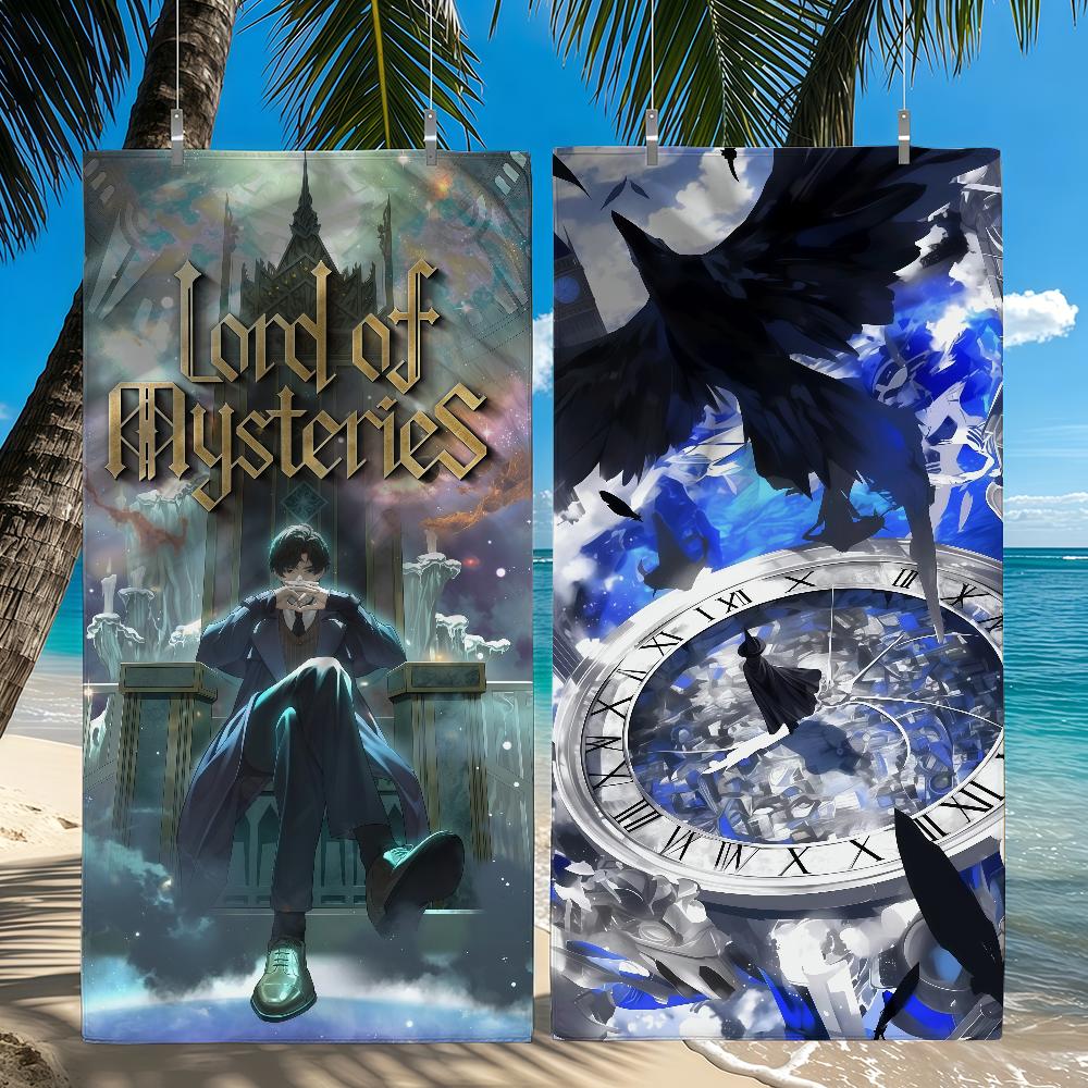 Literature Lord of Mysteries Towel Beach Shower Bath Travel Lightweight Skin Friendly for Pool Camping Cruise Summer