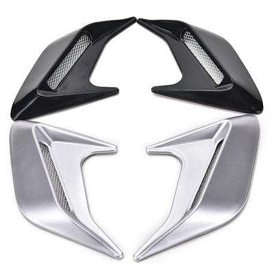2 Pcs Car Simulation Side Vents Decorative Air Flow Intake Hood Vents