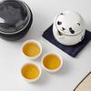 Panda Portable Ceramic Gongfu Travel Tea Set