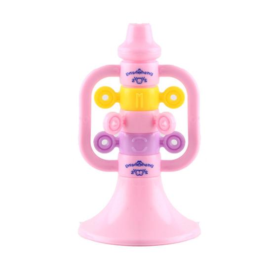 Kids Cartoon Trumpet Toy Safe Interactive Cheer Exercise Lung Capacity Vivid Color Preschool Learning Trumpet Toy Kindergarten Toys