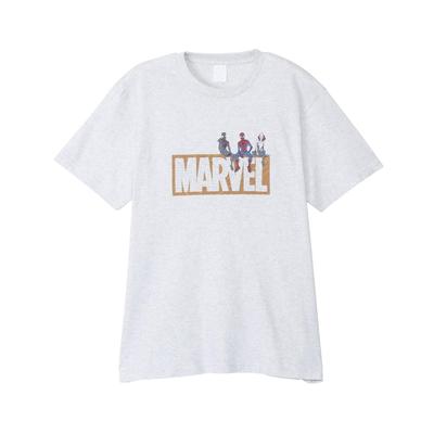 Small Planet Marvel 50 Design Logo L Größe Haferflocken T-Shirt 27/Spider-Man/Marvel