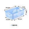 10-piece Storage Basket Versatile Children Toys Desk Snacks Bathroom Supplies Plastic Organizer Kitchen Hollow Vegetable Baskets