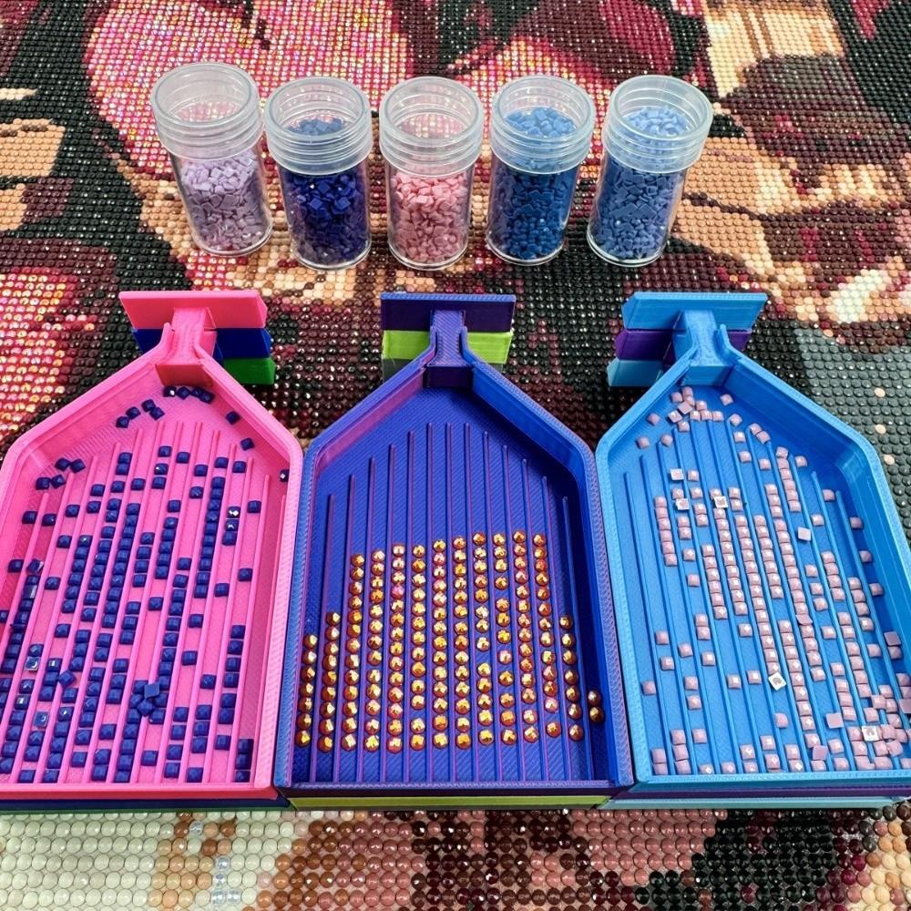 Großvolumige Diamantmalerei Ablage Bohrer Aufbewahrungsbehälter für 5D Diamantmalerei Werkzeug