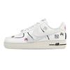 Air Force 1 Horse Carrying Great Aspirations Breathable Low Top Skateboard Shoes Women's White IQ1143-100(Team773-)