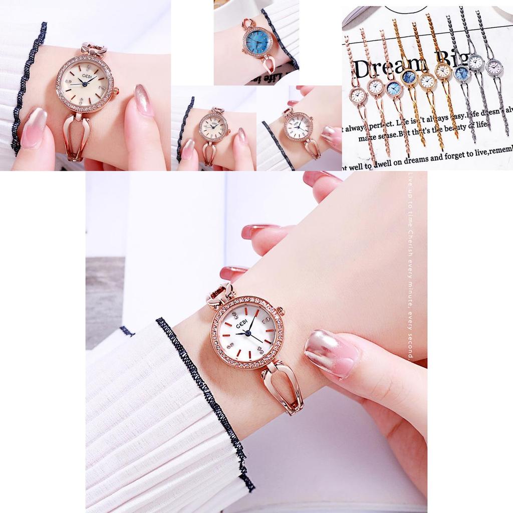 Gadi Luxury Alloy Womens Quartz Watch With Rhinestone Decor For Casual Fashion