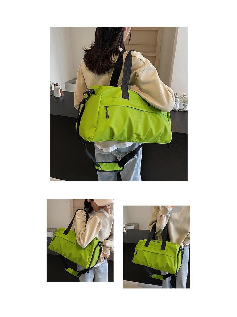 Reisetasche mit großem Fassungsvermögen, Nass-Trocken-Trennung, Schuhfach und Kofferbefestigung