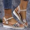 Women's Sandals Wedges Heels Sandals Summer Shoes Woman 2026 New Block Heel Sandals Wedge Shoes For Women Heeled Summer Footwear