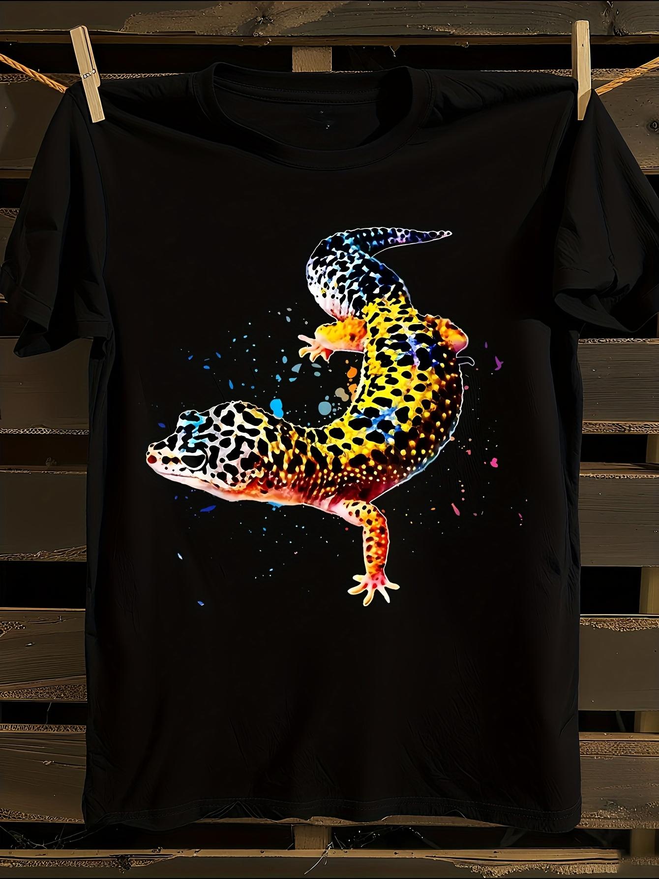 Leopard Gecko Reptile Lover T-shirt S