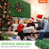 Artificial Boxwood Panel 24" X 16" UV 24pcs Boxwood Hedge Wall Panels Artificial Grass Backdrop Wall 4 cm Green Grass Wall, Fake Hedge for Decor