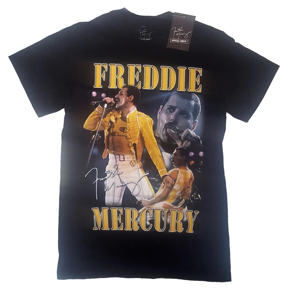 Freddie Mercury Unisex Tshirt Live Homage S