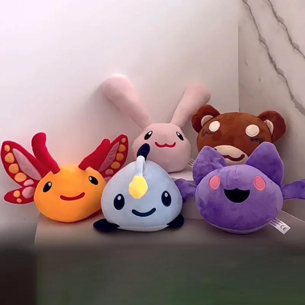 Anime Slime Rancher 2 Βελούδινα Παιχνίδια Angler Batty Ringtail Flutter Μαλακή Γεμιστή Κούκλα Κινούμενα Σχέδια Ζώο Peluche Χριστουγεννιάτικο Δώρο Γενεθλίων